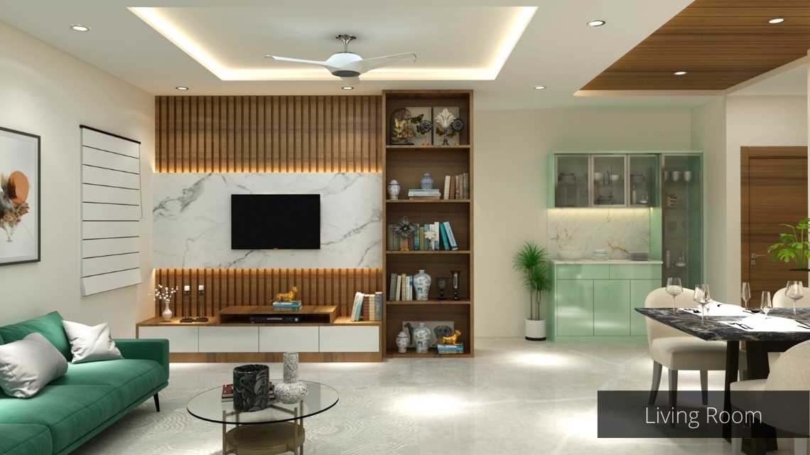 3 BHK 1500 sq ft Interior Design | 3 BHK Interior Design in Miyapur ...